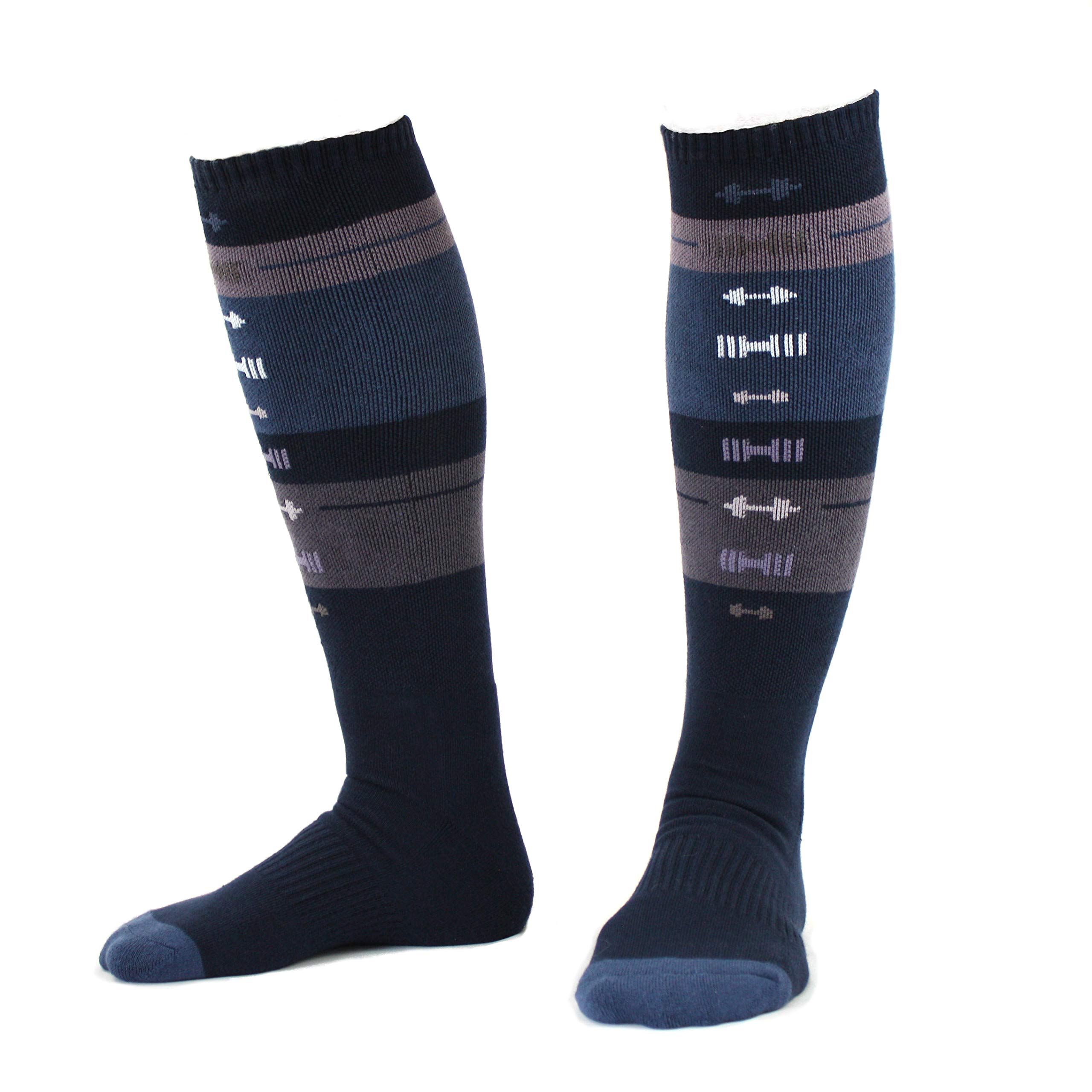 Women's Knee High Deadlift Socks for Female Strength Athletes - Powerlifting, CrossFit & Weightlifting Support Socks - Gym Workout & Competition Accessories