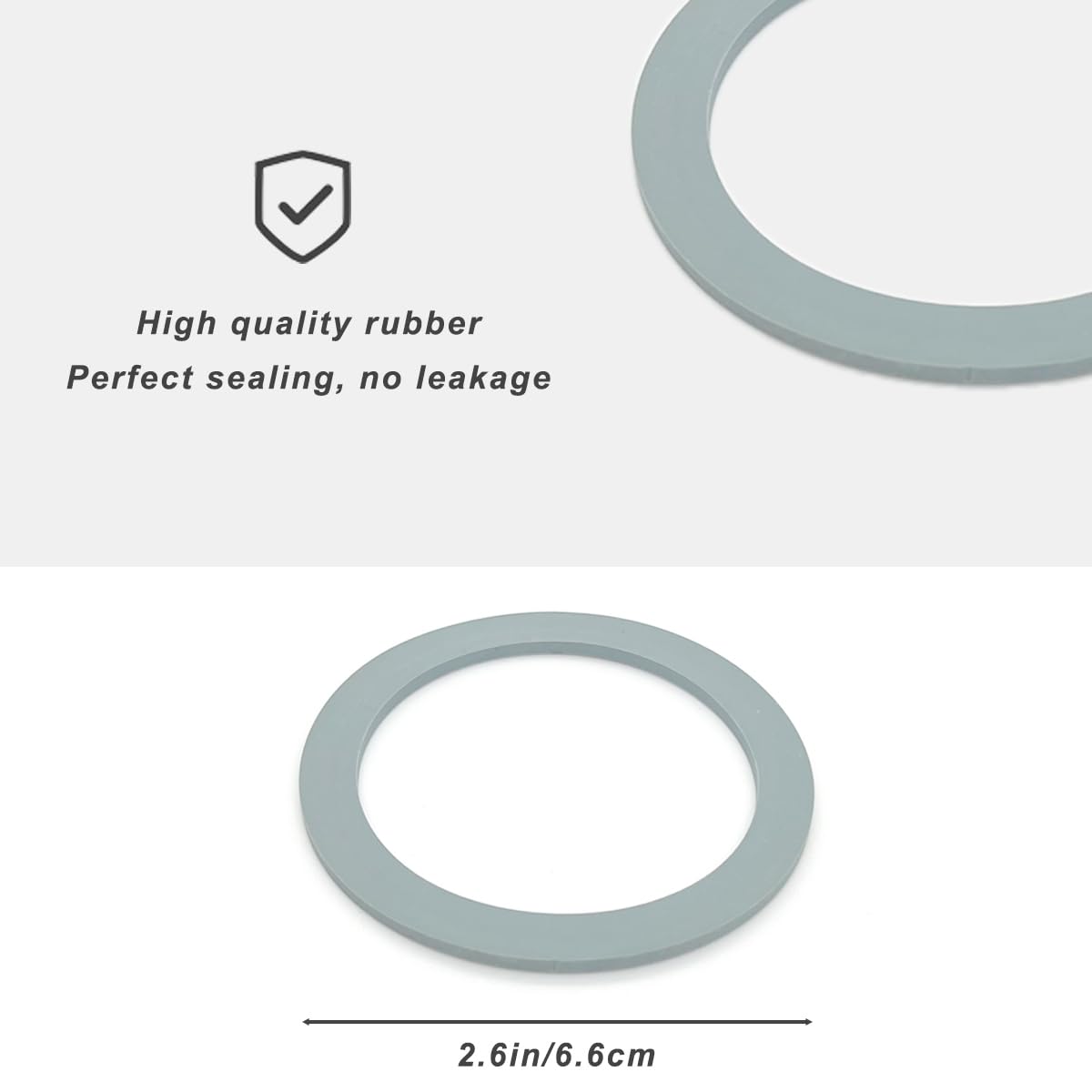 Oster Blender Replacement Parts - Ice Crusher Blade with 2 Jar Base Caps & 4 Rubber O-Ring Sealing Gaskets | Compatible with Oster Blenders | Perfect for Smoothies, Ice Crushing & Food Processing