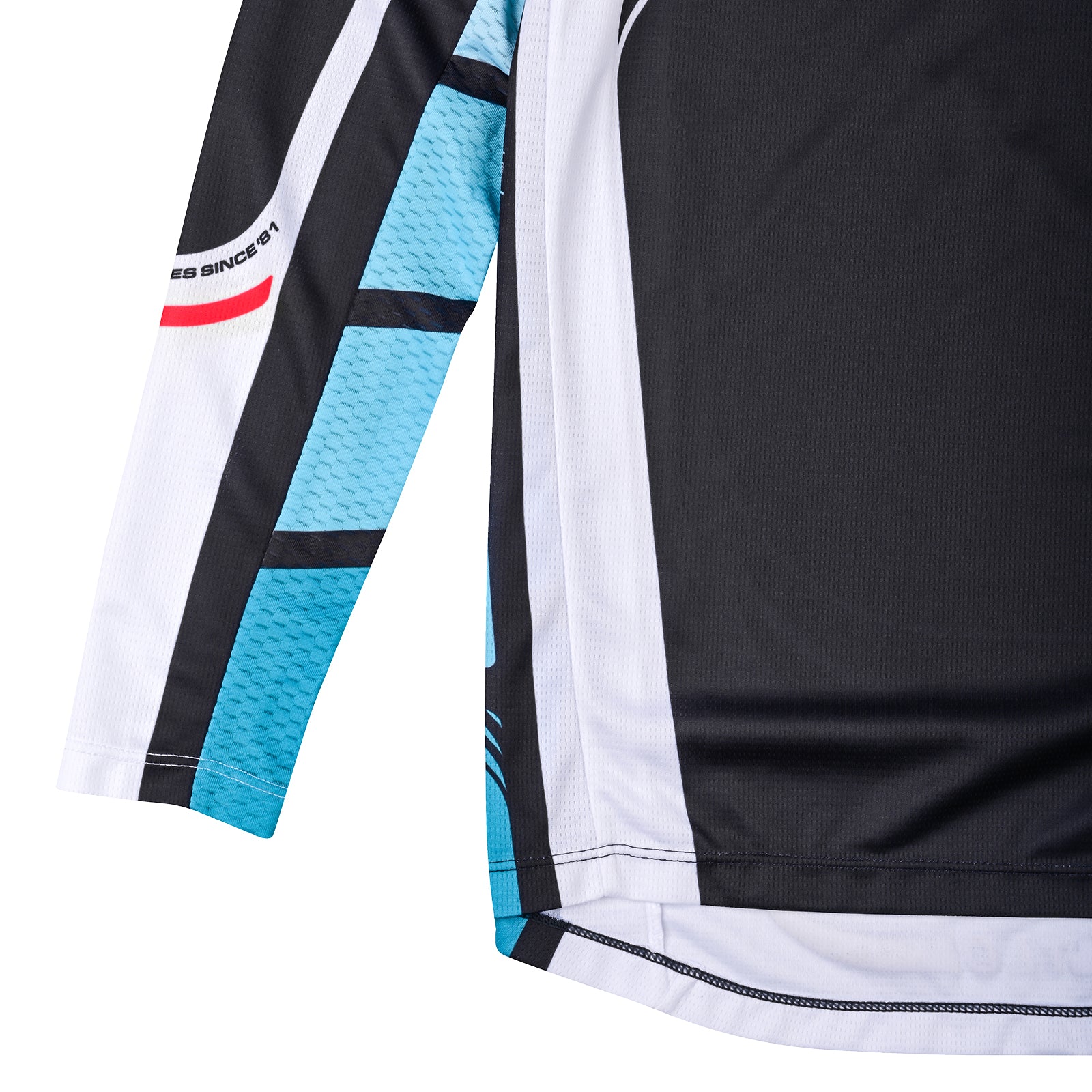 Youth GP Pro Jersey - Wavez Phantom/Turquoise - High-Performance Cycling & Racing Apparel for Young Athletes