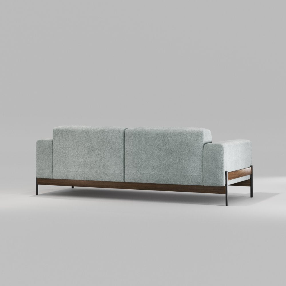 Modern BOWIE 2-Seater Sofa - Comfortable Fabric Couch for Living Room, Small Space, and Apartment | Stylish & Compact Design for Cozy Home Decor