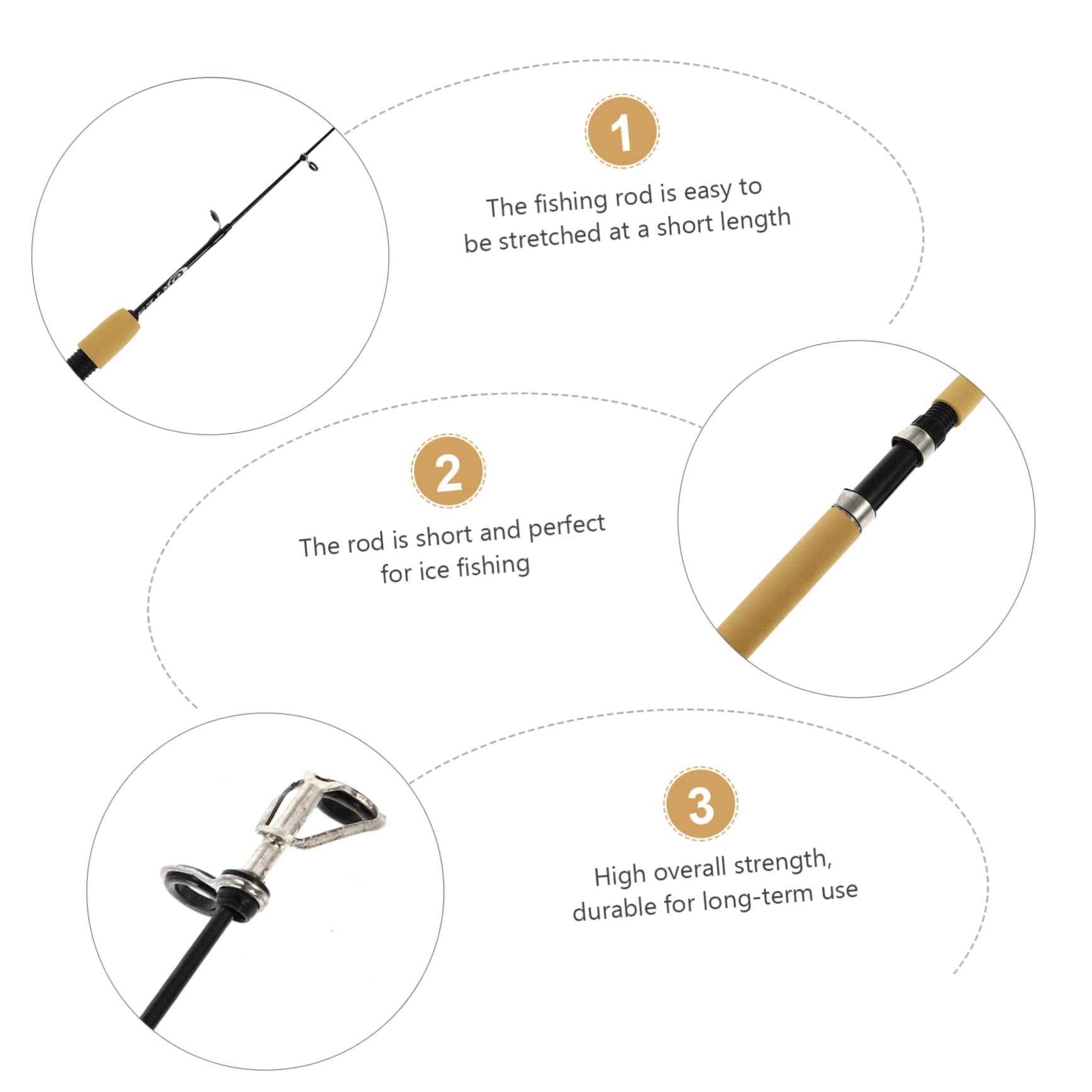 **Ice Fishing Rod with Float - Far Sea Fishing Pliers & Magnet Fishing Kit - Complete Fishing Gear Set for Ice, Saltwater & Magnet Fishing - Perfect for Winter Ice Fishing, Deep Sea Angling & Treasure Hunting**