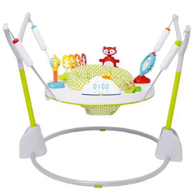 Jumpscape Fold Away Activity Jumper - Portable Baby Bouncer for Indoor & Outdoor Play - Perfect for Home, Travel, and Playdates