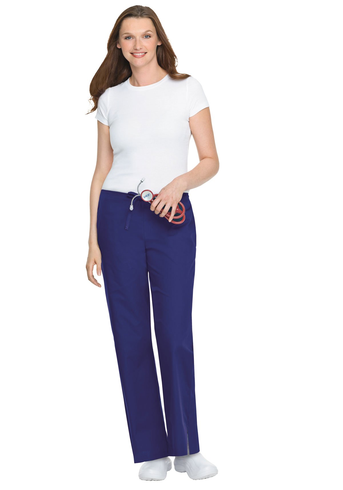 ScrubZone 83222 Flare Leg Scrub Pants for Women - Cobalt Blue | Comfortable Medical Uniform for Nurses & Healthcare Professionals | Perfect for Hospitals, Clinics & Long Shifts