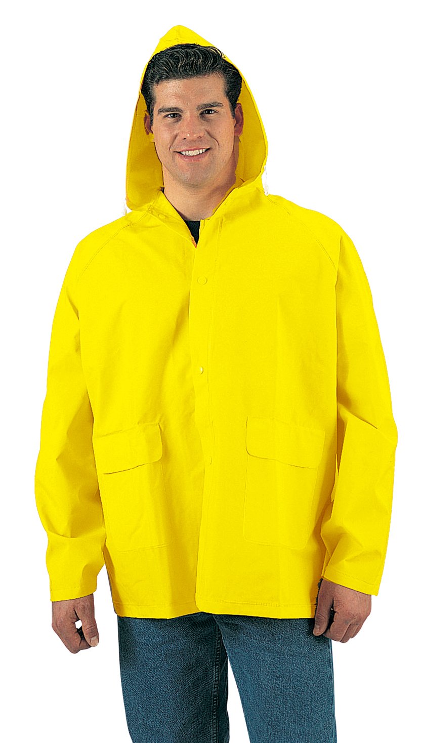Rothco PVC Rain Jacket - Waterproof Lightweight Outdoor Jacket for Men & Women - Perfect for Hiking, Camping, and Everyday Rain Protection