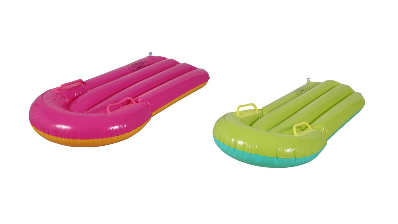**Girls Kickboard Swim Float - 25 Inch Pink/Yellow & Blue/Green for Kids Summer Pool, Lake & Beach Fun - Perfect for Backyard Playtime & Water Activities**