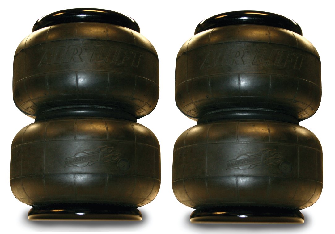 Air Lift Dominator 2500lb Air Bags (2 Pack) - Heavy Duty Air Suspension Kit for Trucks & SUVs - Perfect for Towing, Hauling & Off-Road Adventures