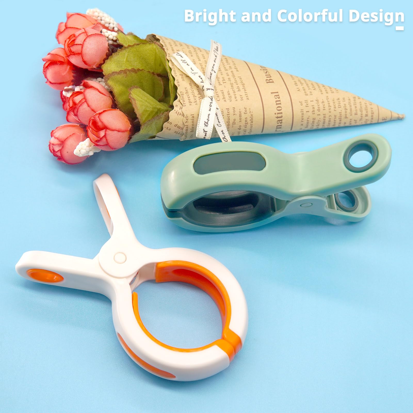 10 Pack Strong Beach Towel Clips for Chairs - Large Windproof Clothes Pins for Pool, Cruise & Outdoor Use - Keep Towels Secure on Beach Chairs - Essential Travel Accessories (White+Green) - Perfect for Beach Vacations, Poolside Lounging & Cruise Trips