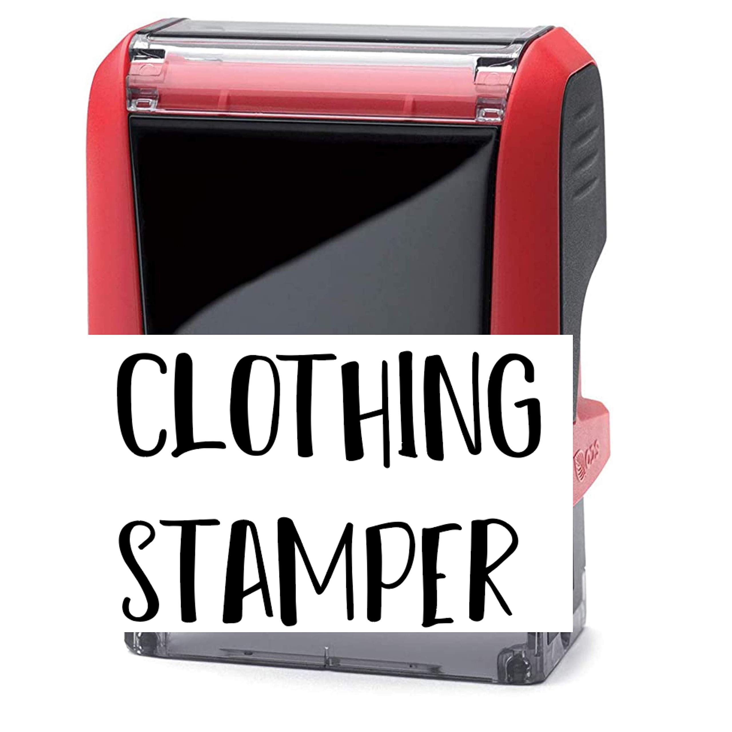Trodat Self-Inking Clothing Stamp - Customizable 15 Font Options for School Uniforms & Labels - Perfect for Kids' Clothes, Backpacks & Organization