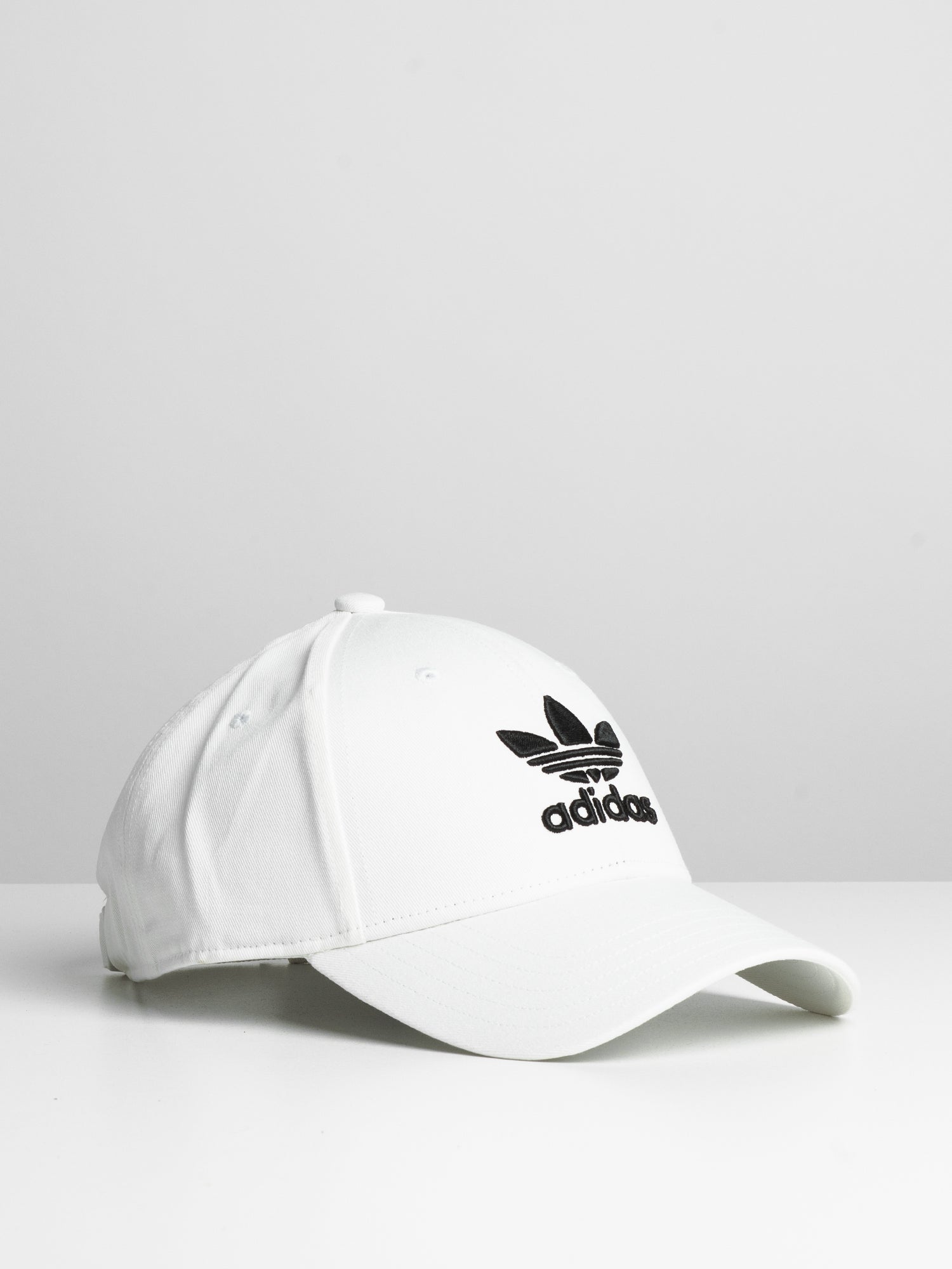Classic Trefoil Baseball Cap - White - Clearance Sale | Perfect for Baseball Games, Sports Events & Casual Wear