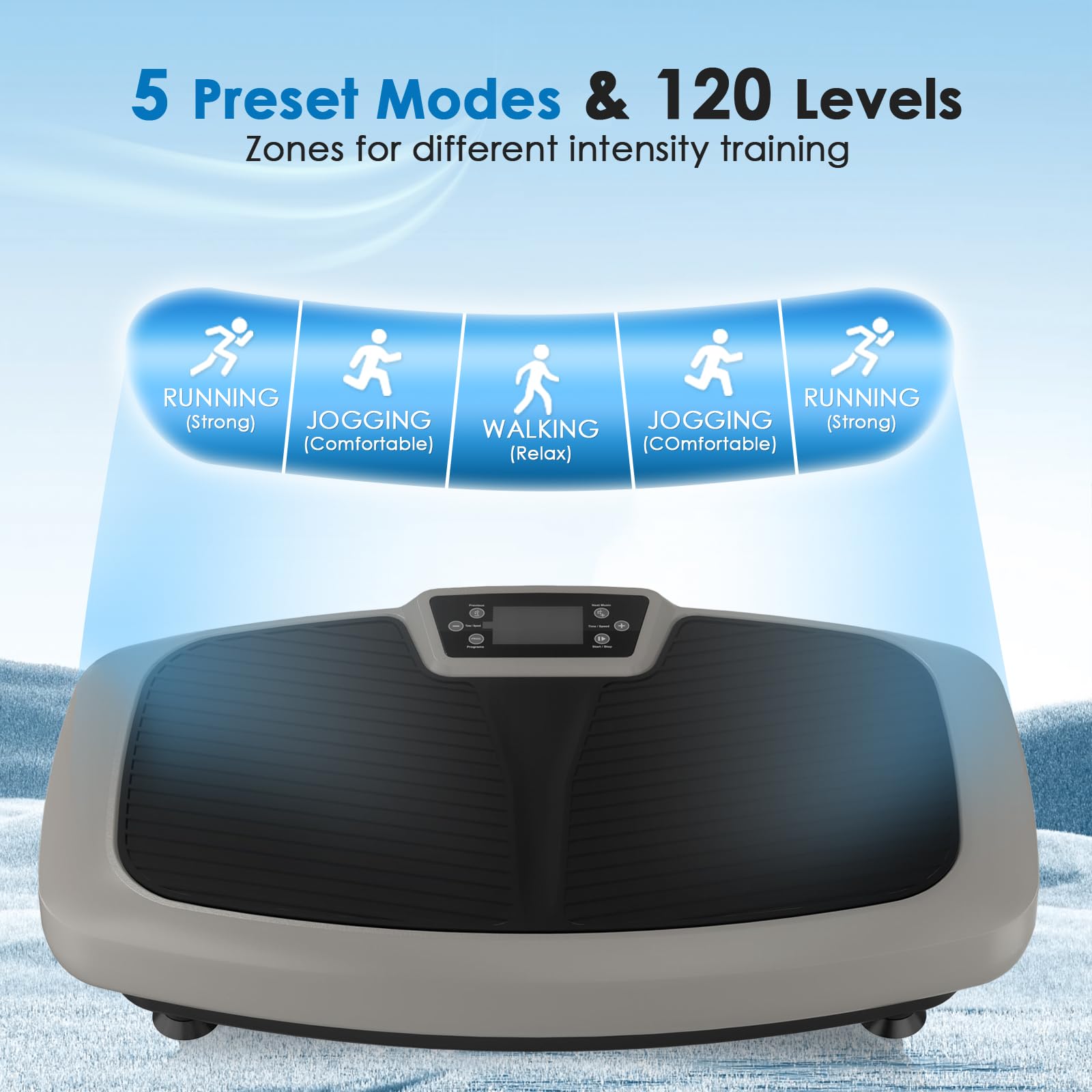 Whole Body Vibration Plate Machine for Home Workout - Lymphatic Drainage, Weight Loss & Fitness Training with Pilates Bar & Resistance Bands (Remote Included) - Perfect for Home Gym, Physical Therapy & Recovery