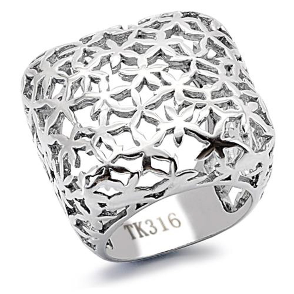 316L Stainless Steel Fashion Ring for Women - Size 5-10 - Perfect for Daily Wear & Gifts