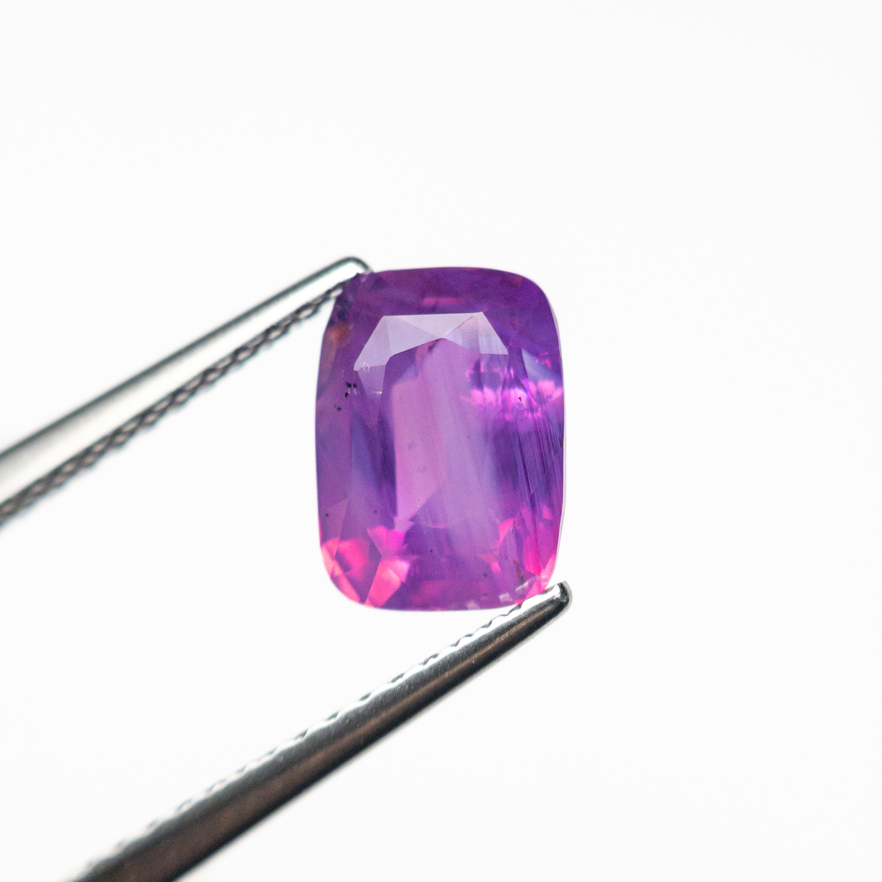 1.96ct Cushion Cut Blue Sapphire Gemstone - 7.68x5.65x4.40mm Natural Brilliant Cut for Engagement Rings & Jewelry Making