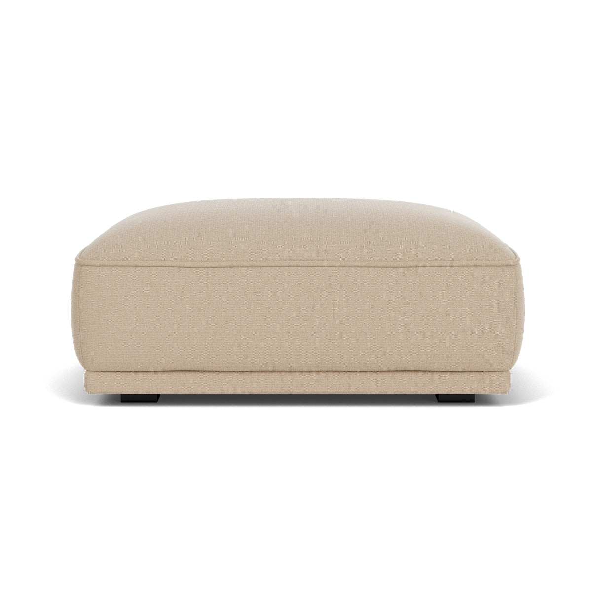 Leonora Fabric Storage Ottoman with Tufted Top - Stylish Footrest, Coffee Table & Extra Seating for Living Room, Bedroom & Dorm