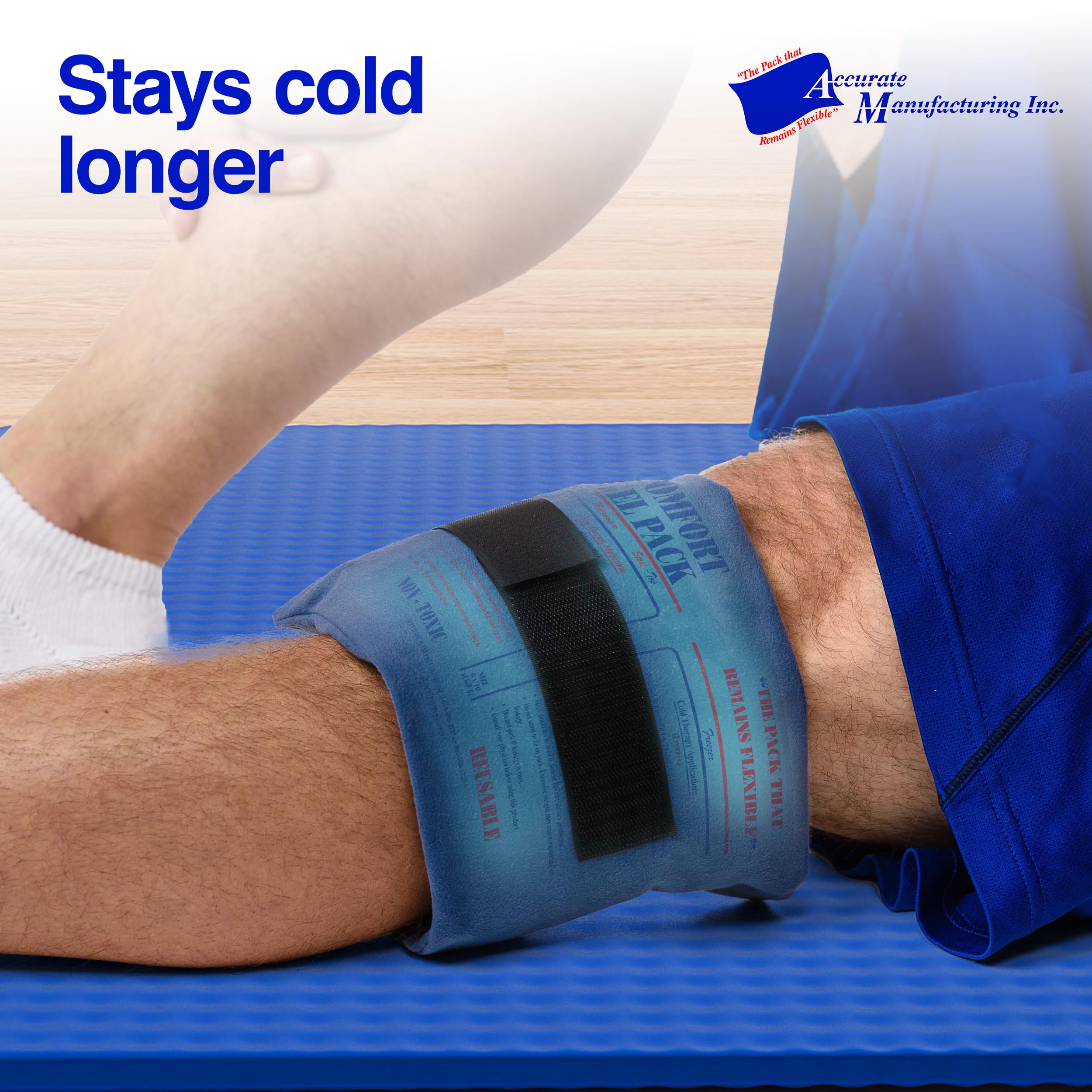 Reusable Hot & Cold Therapy Gel Packs for Pain Relief - Flexible 6