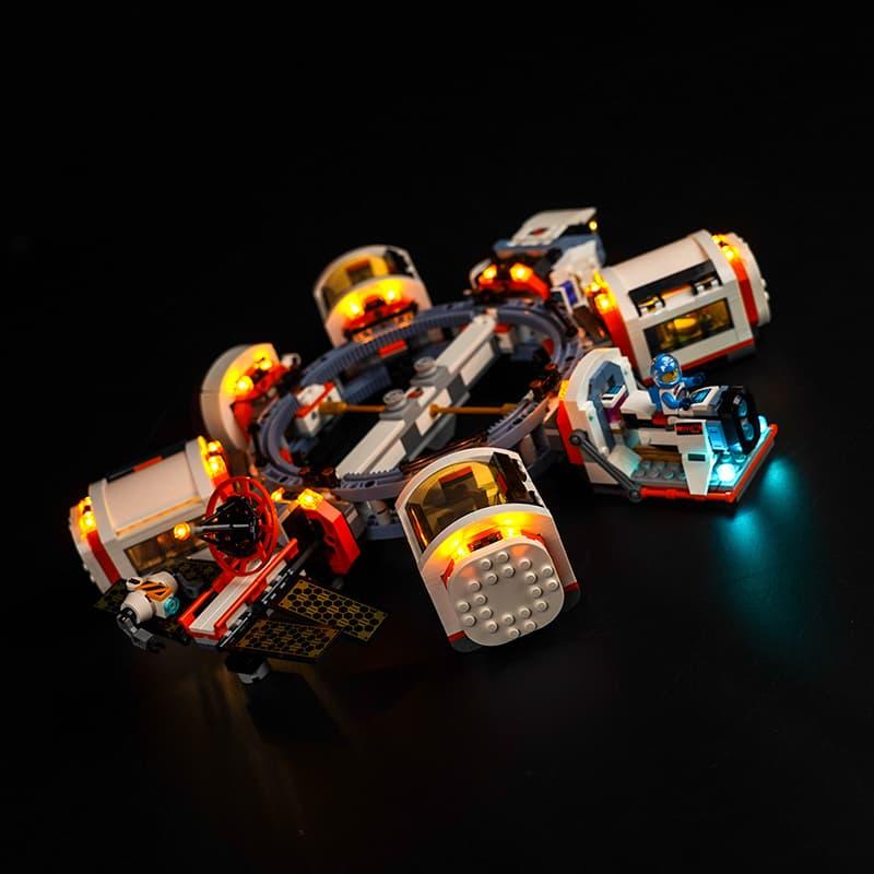 Best LEGO City Modular Space Station 60433 Light Kit - DIY Building Blocks Lighting Set for Kids & Adults - Perfect for Night Display & Room Decor