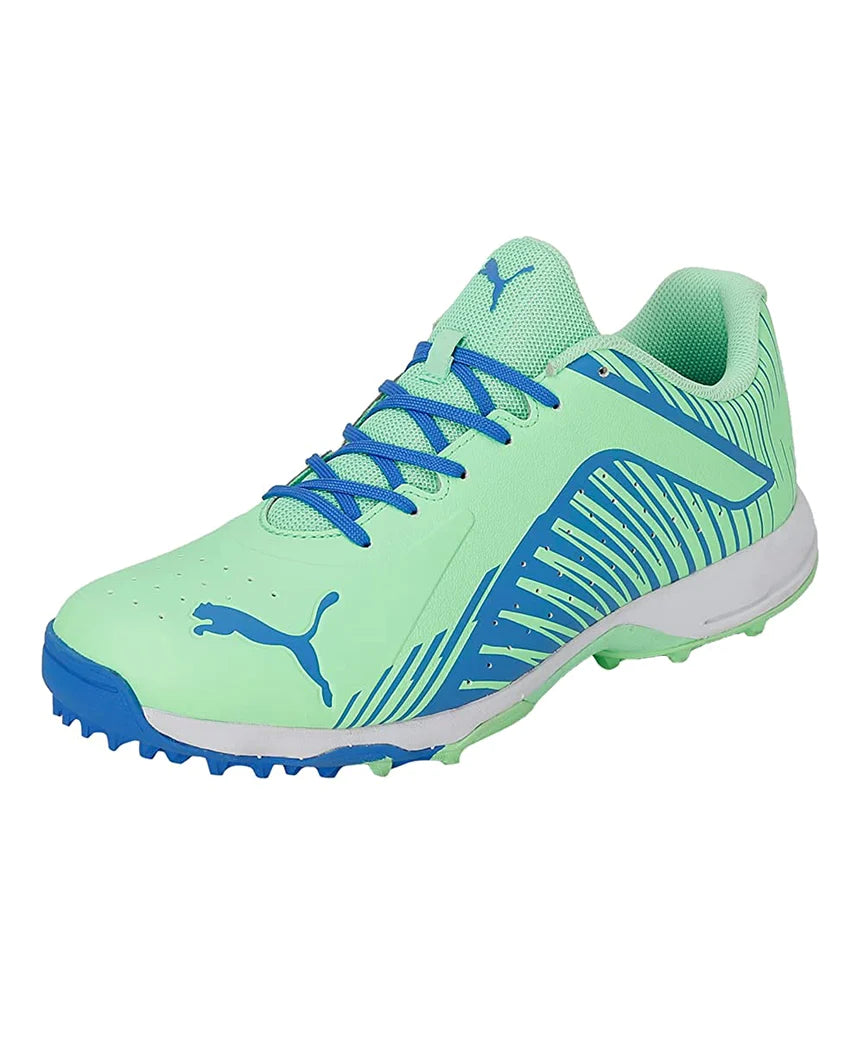 PUMA 22 FH Rubber Running Shoes for Men - Puma Eleckro Green Bluemazing White (2023) | Lightweight Cushioned Sneakers for Jogging, Gym Workouts & Daily Wear