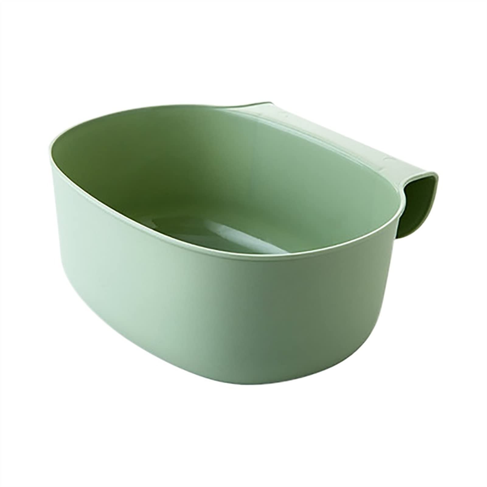 ONGHAHYIS Hanging Trash Can - Plastic Cabinet Door Mounted Waste Bin, Space-Saving Kitchen Garbage Basket for Home Organization (Green) - Perfect for Small Kitchens, Bathrooms, RVs & Under-Sink Storage