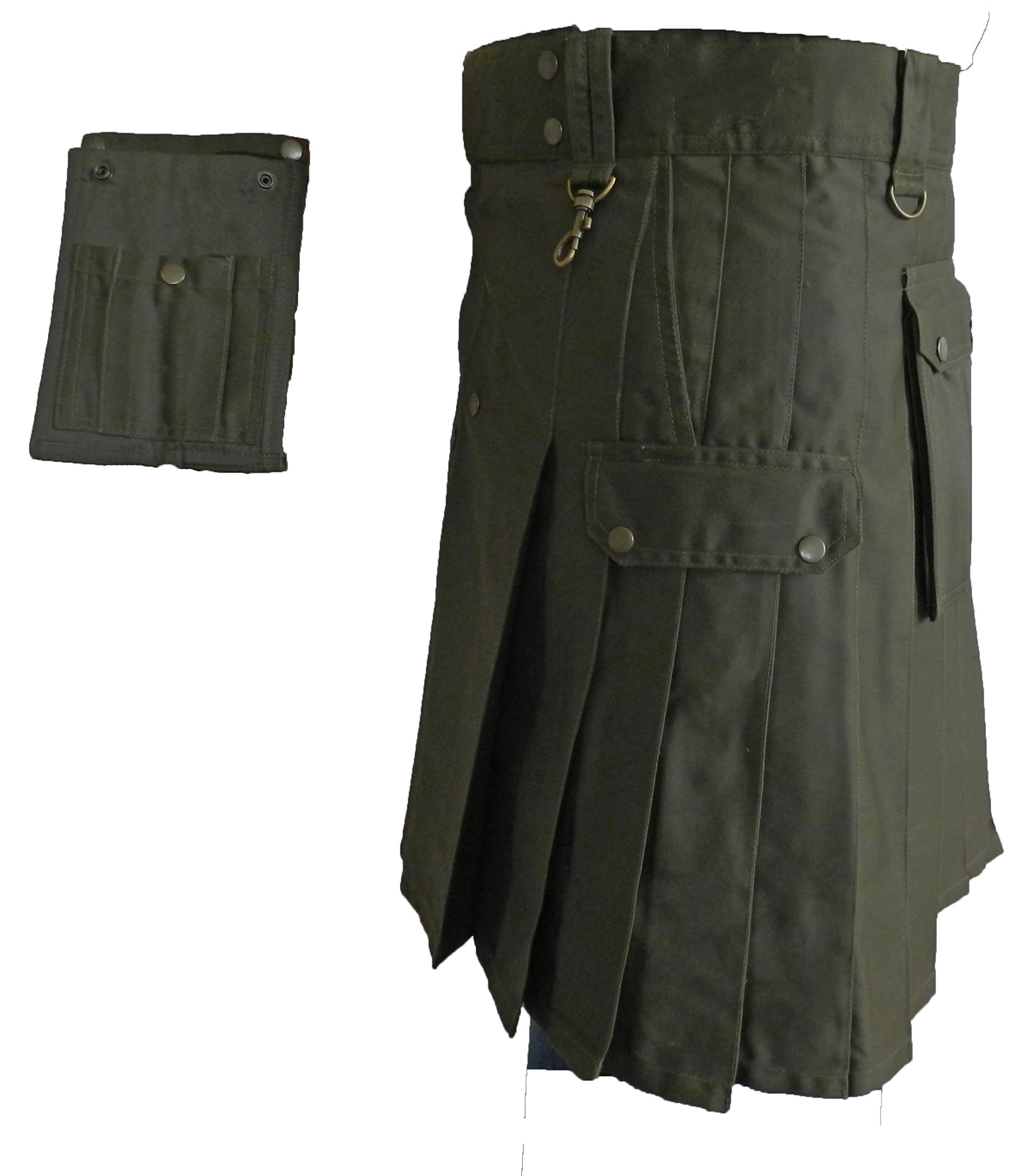 UT Kilts Men's Wild Outdoor Utility Kilt - Durable Tactical Kilt for Hiking, Camping & Outdoor Adventures | Adjustable Waist & Pockets