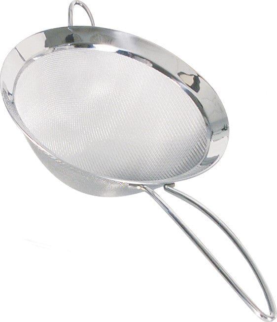 Premium Cuisipro Fine Mesh Strainer - 6.25 Inch Stainless Steel Kitchen Sieve for Sifting, Draining & Straining - Perfect for Baking, Cooking & Tea Filtering