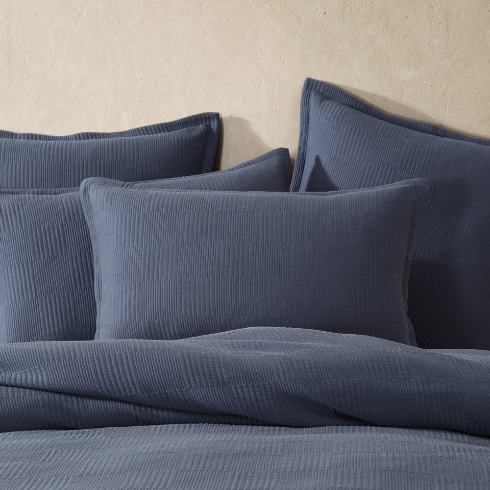 Premium Caspian Indigo Quilt Cover Set - Queen Size Bedding with Soft Cotton Fabric | Perfect for Master Bedroom, Guest Room & Cozy Home Decor