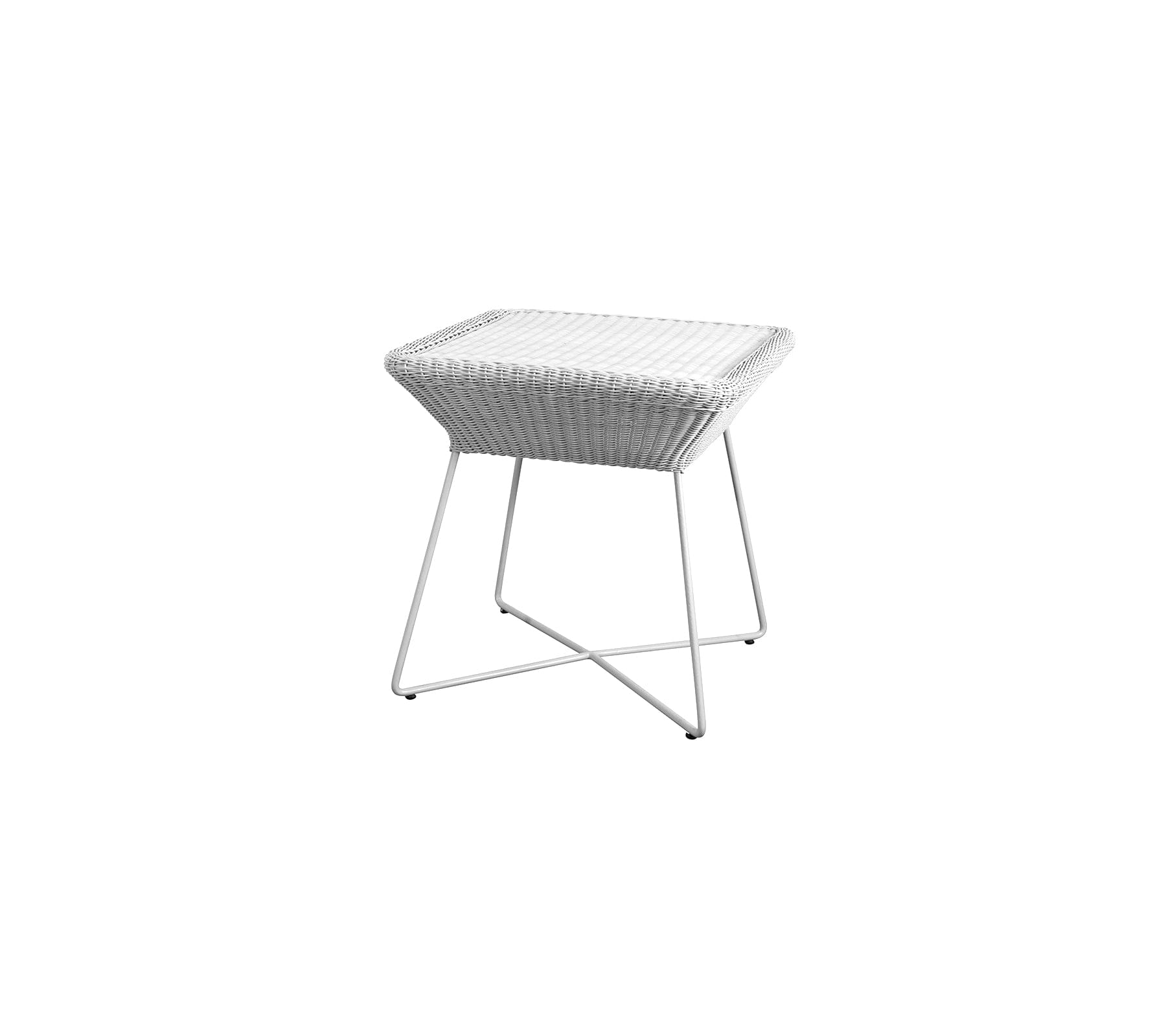 Breeze Outdoor Side Table - Lightweight Patio Coffee Table for Garden, Poolside & Balcony - Perfect for Drinks, Books & Decor
