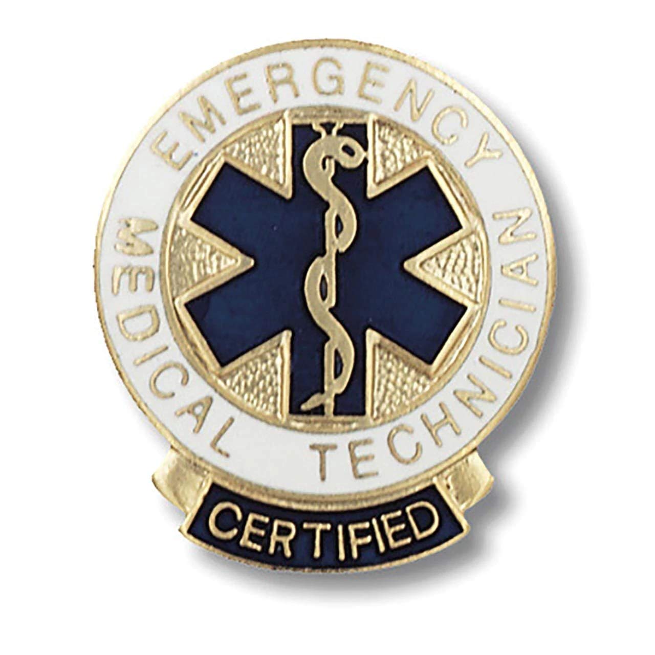 EMT, Paramedic & First Responder Medical Badge Pins - Professional EMS Identification for Uniforms, Jackets & Lanyards