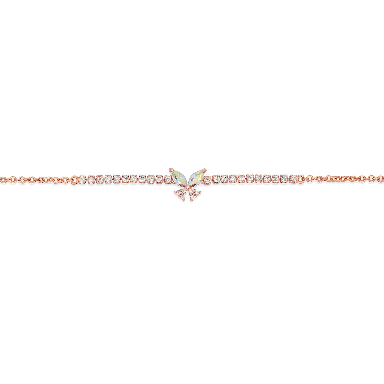 Rose Gold Annabella Bracelet for Women - Elegant Fashion Jewelry Gift for Birthday, Anniversary & Valentine's Day - Perfect for Parties, Weddings & Everyday Wear