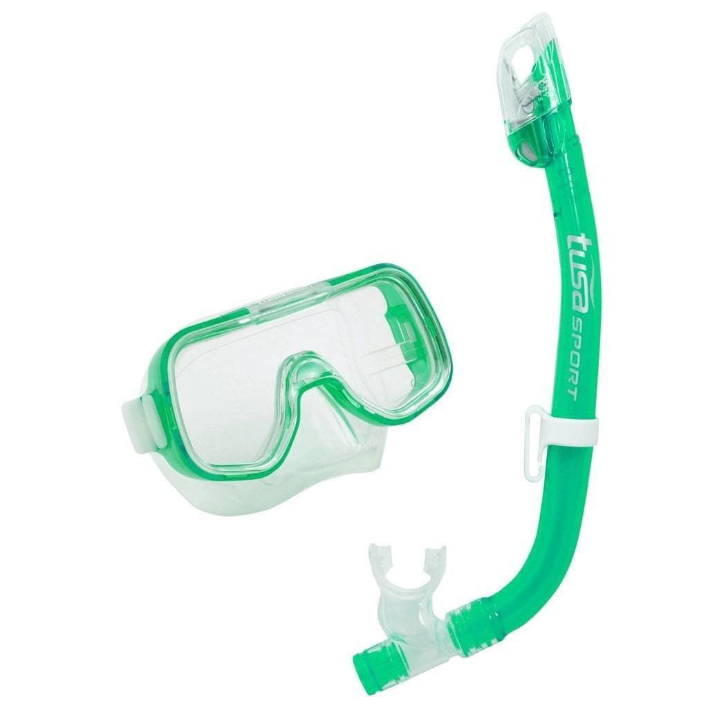 TUSA Mini Kleio Junior Mask and Snorkel Set for Kids - Comfortable Snorkeling Gear for Children - Perfect for Pool, Beach & Ocean Adventures