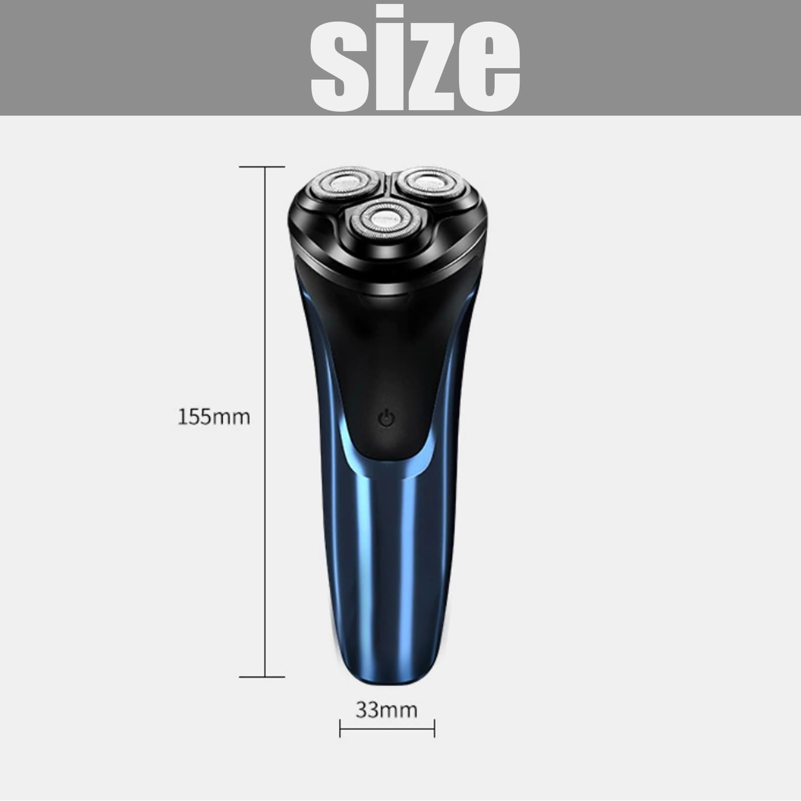Snapbuy 4D Rotary Electric Razor for Men - IPX7 Waterproof Rechargeable Shaver with Precision Blades - Perfect for Travel, Gym & Daily Grooming