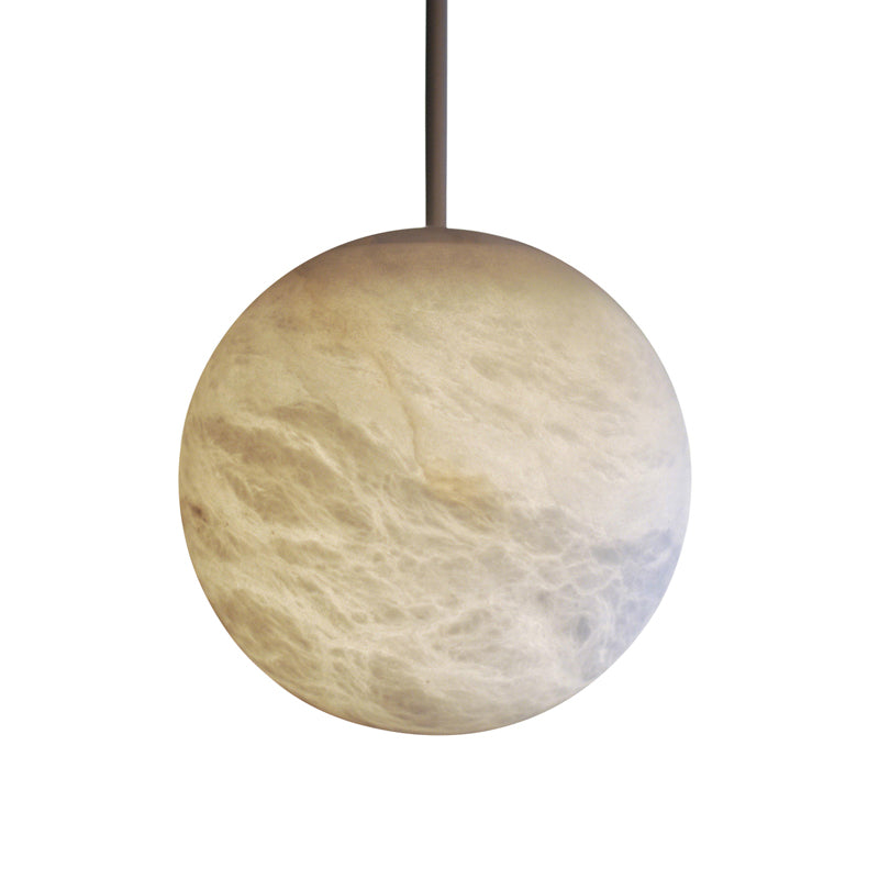 Luna Pendant Light - Modern Scandinavian Glass Hanging Lamp for Kitchen Island, Dining Room & Bedroom Lighting