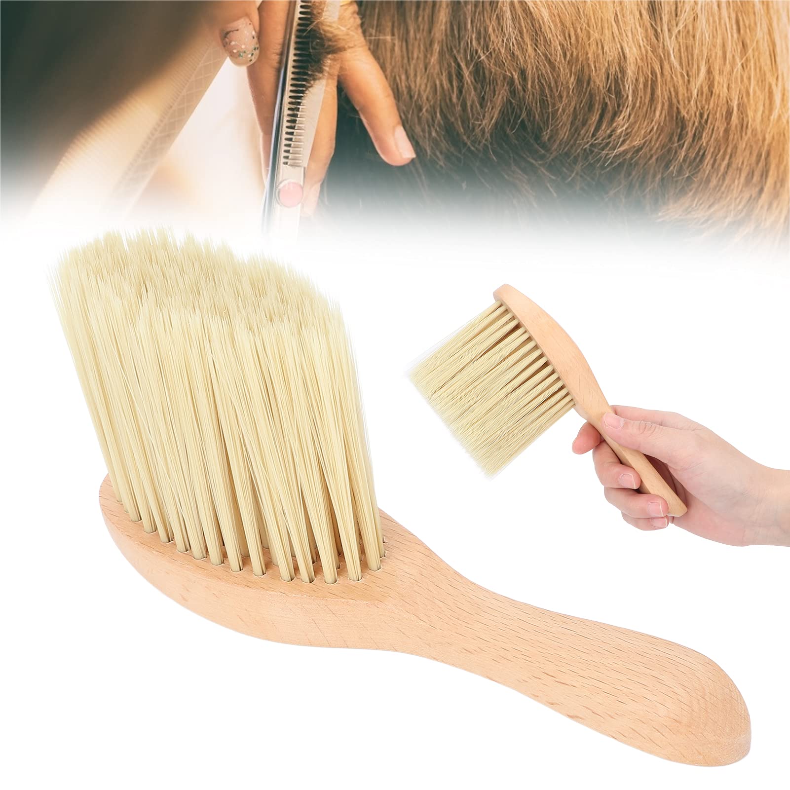 Professional Hair Sweeping Brush - Ergonomic Barber Brush for Salon & Home Use - Easy Grip for Stylists & DIY Haircuts - Perfect for Cleaning Floors, Styling Stations & Personal Grooming