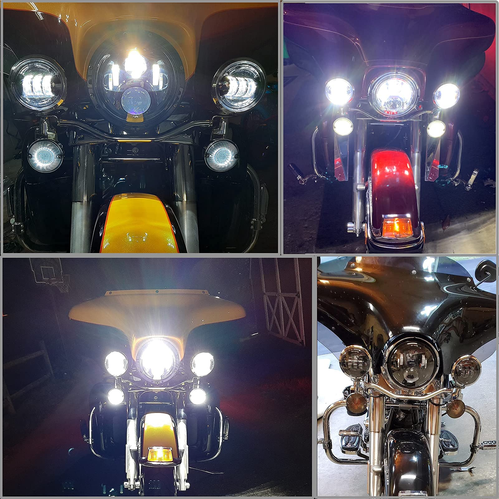 7 Inch Motorcycle LED Headlight with 4.5