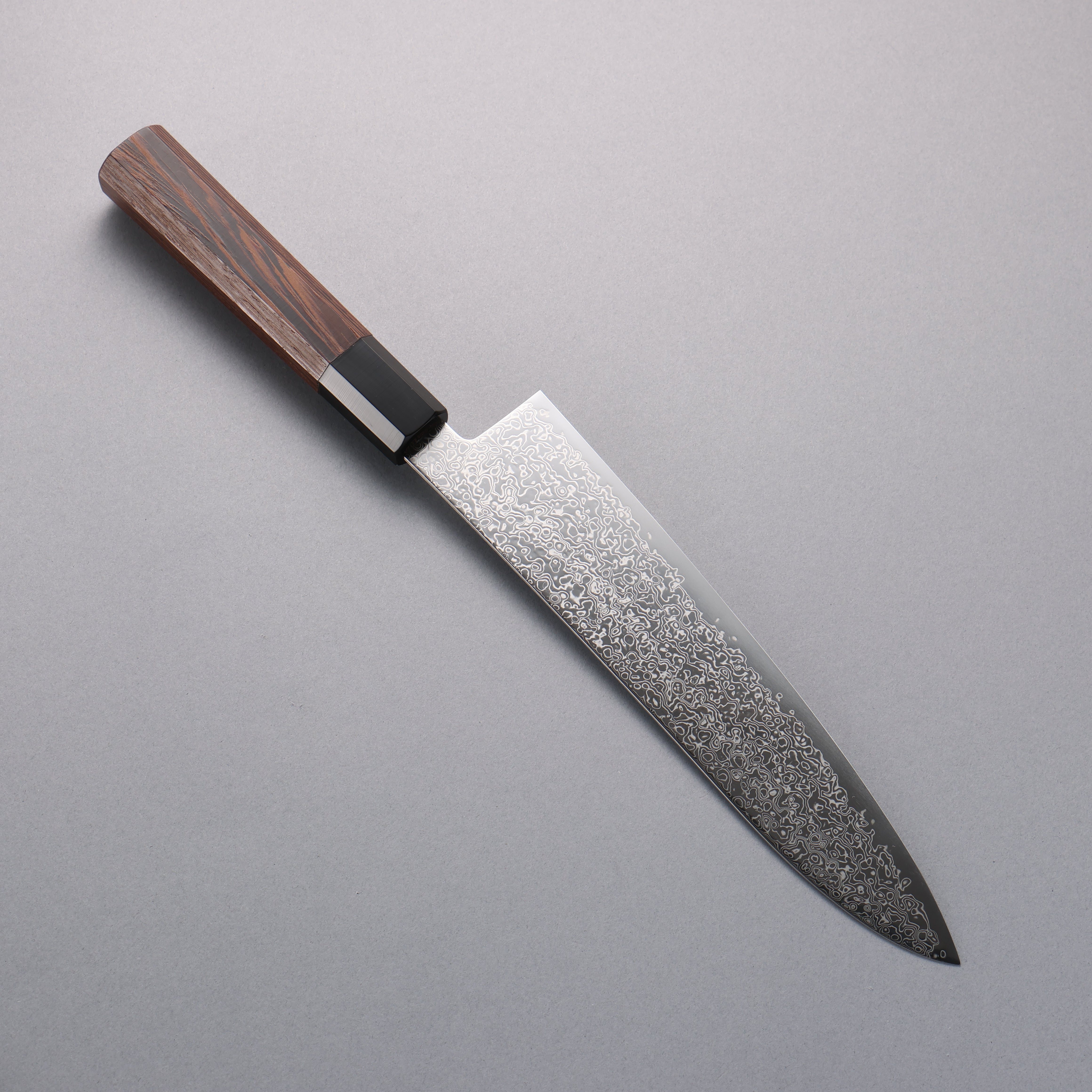 Premium Seisuke SG2 Damascus Gyuto Knife 210mm - Japanese Chef Knife with Wenge Handle - Perfect for Sushi, Meat Cutting & Professional Kitchen Use