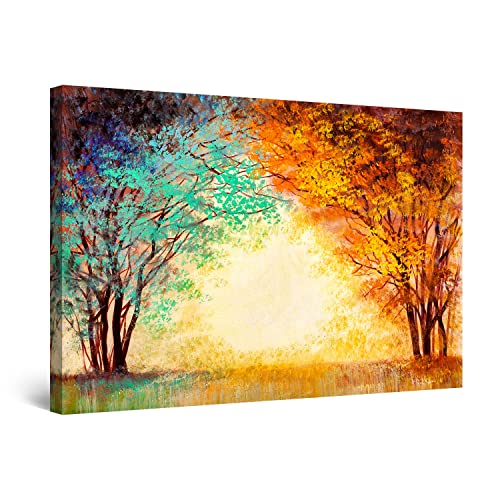 Golden Light Trees