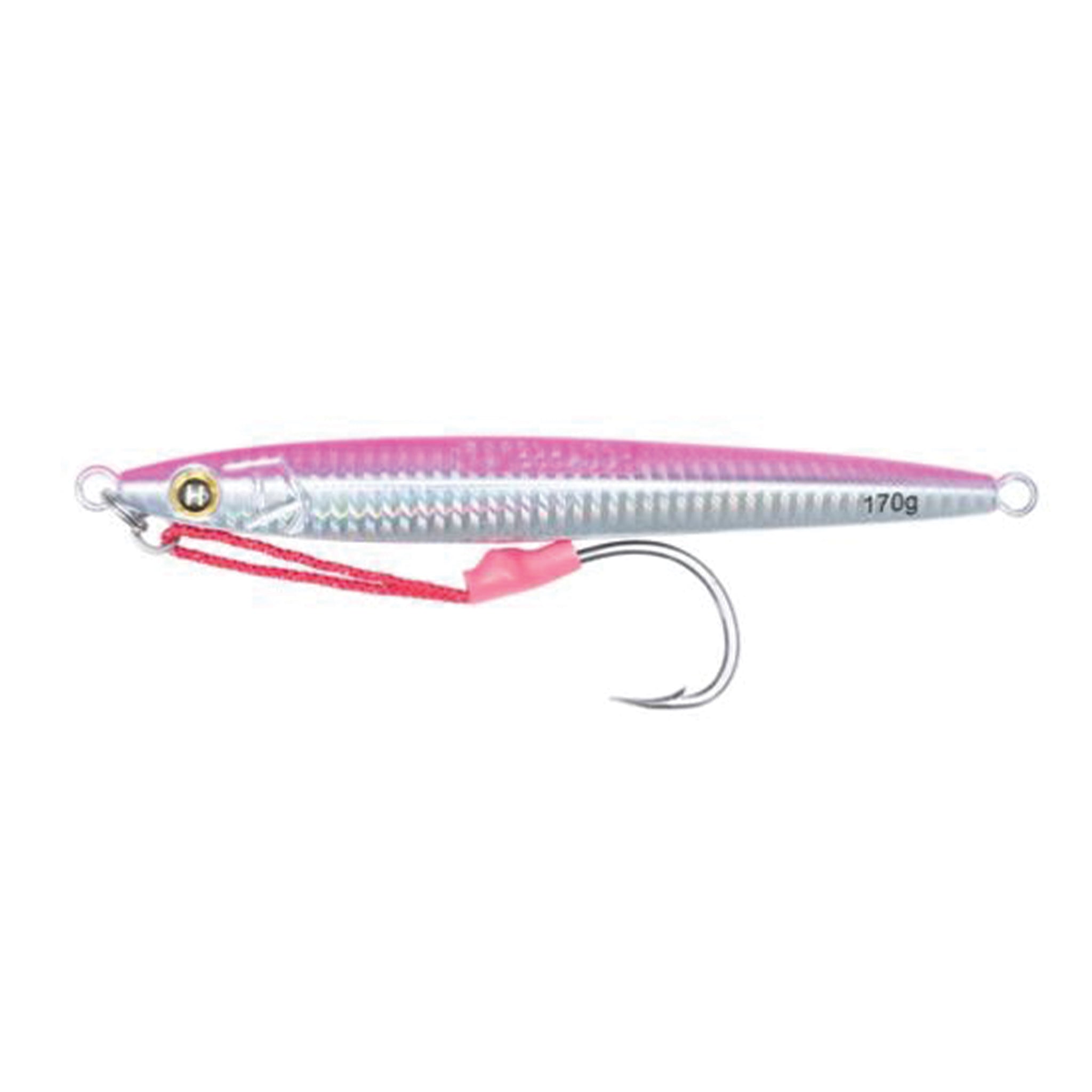 Hogy Slow Pitch Sand Eel Jig with Assist Hook - Premium Saltwater Fishing Lure for Striped Bass, Bluefish & Tuna - Perfect for Offshore & Inshore Angling