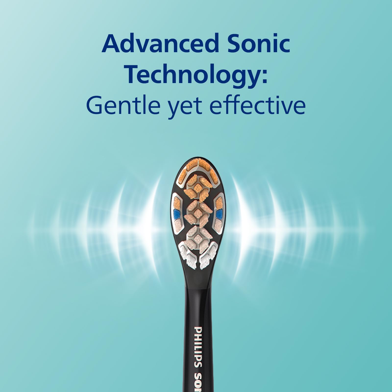Philips Sonicare DiamondClean Smart 9300 Electric Toothbrush - Sonic Toothbrush with Bluetooth App, Pressure Sensor & Brush Head Detection, 4 Modes & 3 Intensity Levels (Grey, HX9903/45) - Perfect for Travel & Daily Oral Care