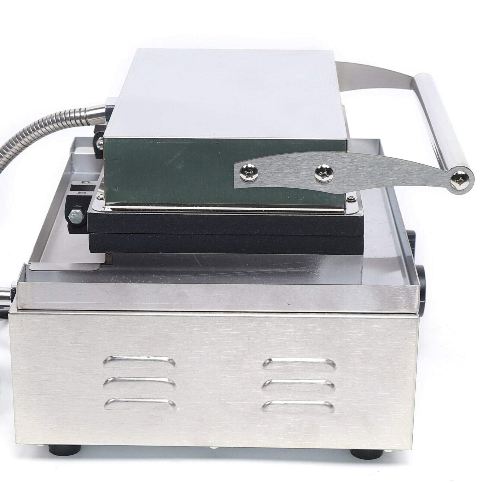 Commercial Waffle Donut Maker Machine - 6 Hole 110V 1550W Electric Doughnut Baker with Double-Sided Heating (50-300°C), Non-Stick Teflon Coating - Perfect for Professional Kitchens, Bakeries, Dessert Shops & Home Breakfast Making