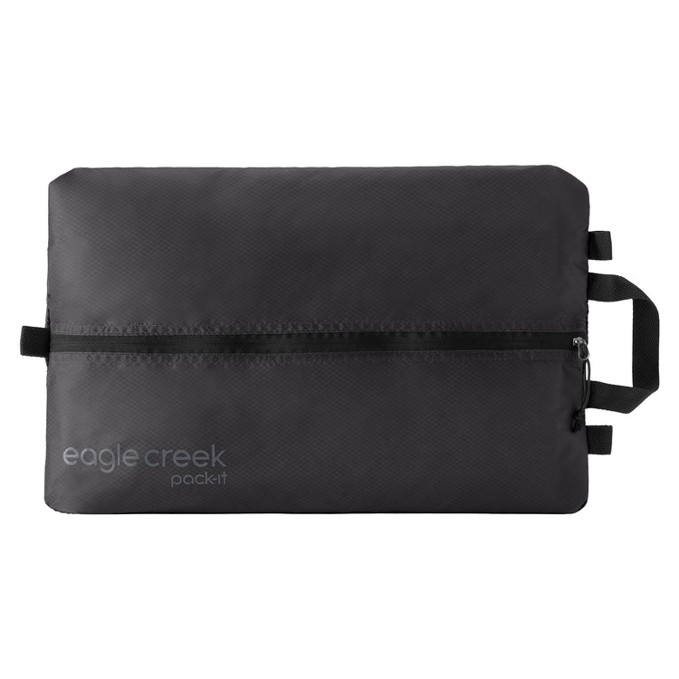 Eagle Creek Pack It Isolate Shoe Sack - Waterproof Travel Shoe Bag for Gym, Hiking & Airplane Carry-On (Black)