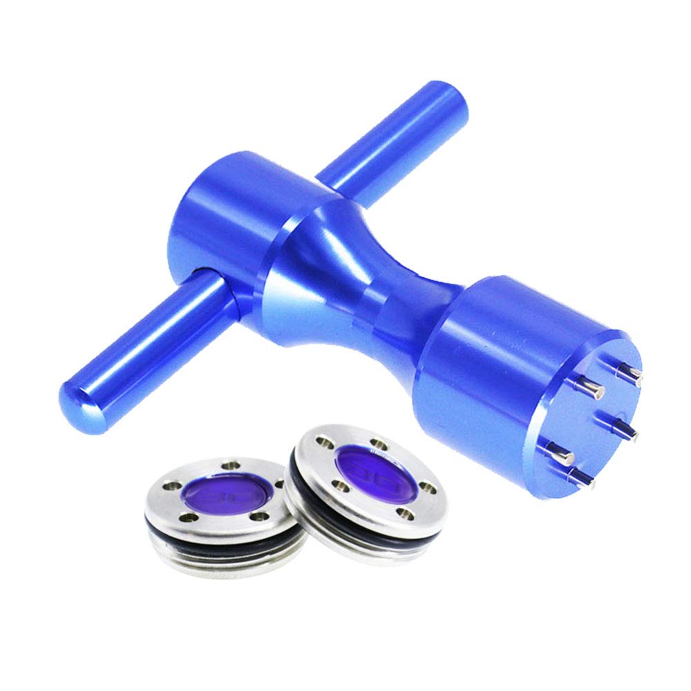 HISTAR 2Pcs Blue Golf Club Weight Kit with Wrench - Compatible with Titleist Scotty Cameron Putters | Perfect for Golf Club Customization & Performance Enhancement