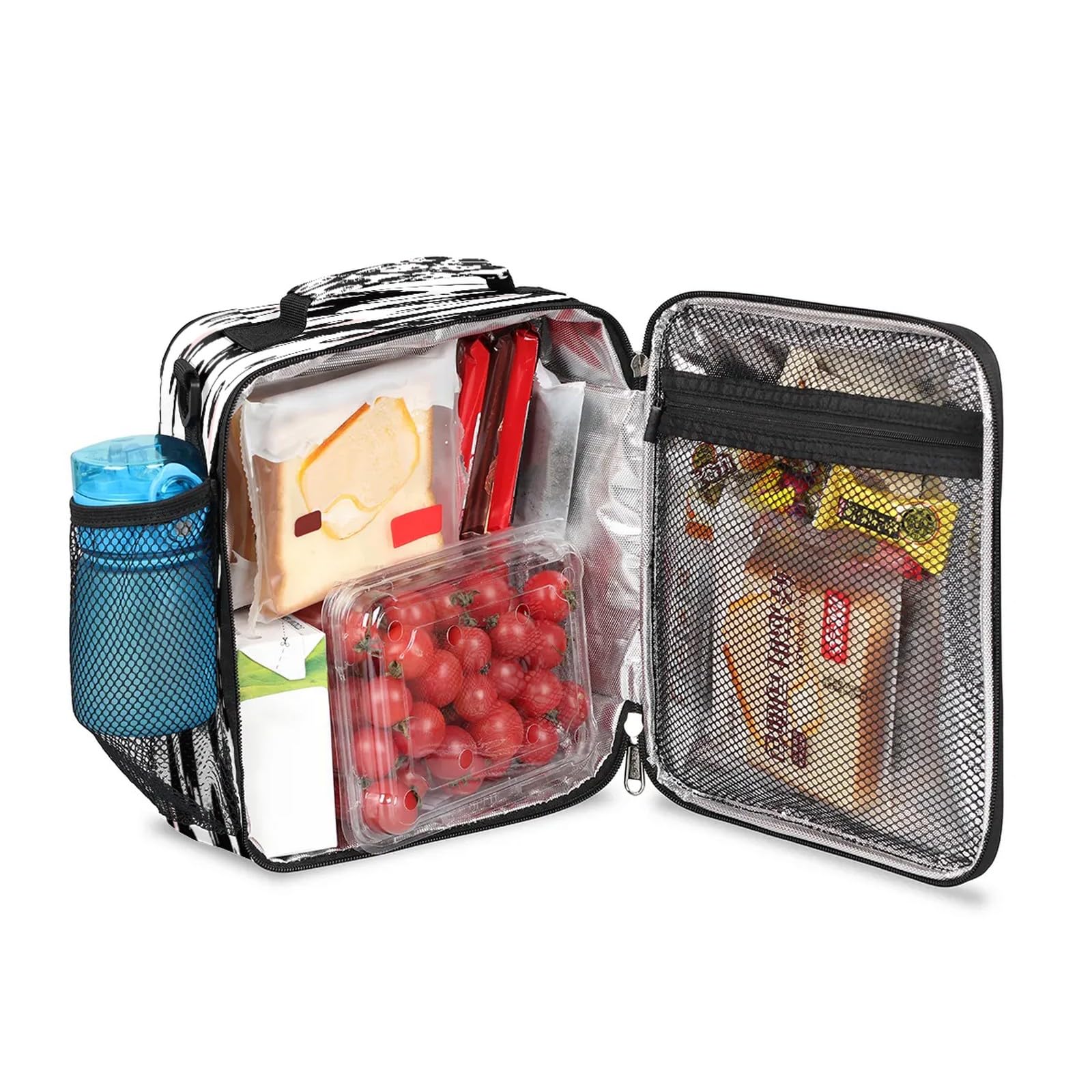 Cute Panda Insulated Lunch Box for Kids - Leakproof Thermal Lunch Bag with Adjustable Strap for School, Picnic & Travel - Durable Bear-Themed Lunch Tote for Boys, Girls & Women (BPA-Free)