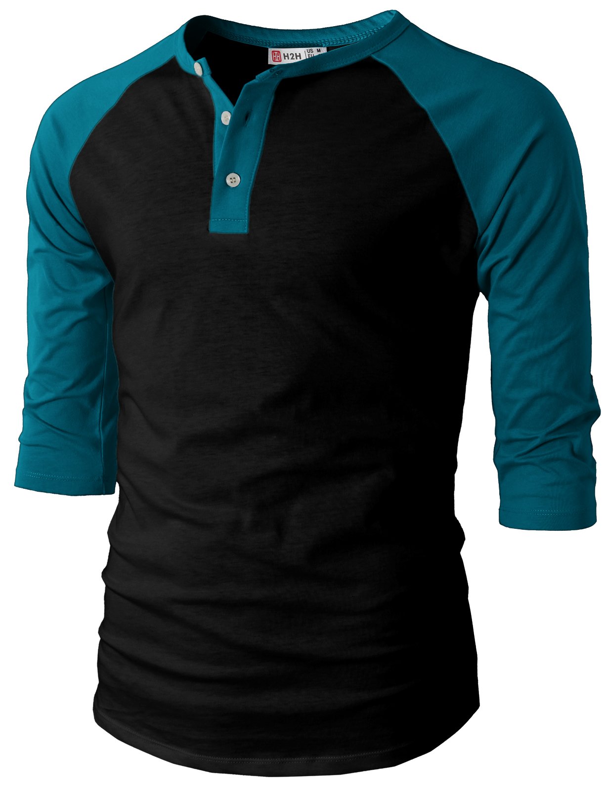 Men's Casual Slim Fit Henley T-Shirts - Raglan Long & 3/4 Sleeve Baseball Jersey Tees for Everyday Wear | Perfect for Work, Gym & Weekend Outfits