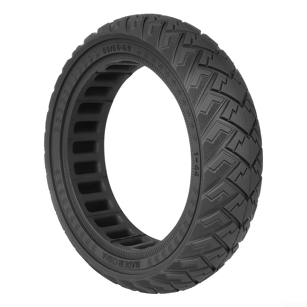 60/65-6.9 Solid Tire for Ninebot Max G2 G65 Electric Scooter - 10 Inch Off-Road Explosion-Proof Solid Tires for Kick Scooter (Black) - Perfect for Urban Commuting, Off-Road Adventures and All-Weather Riding