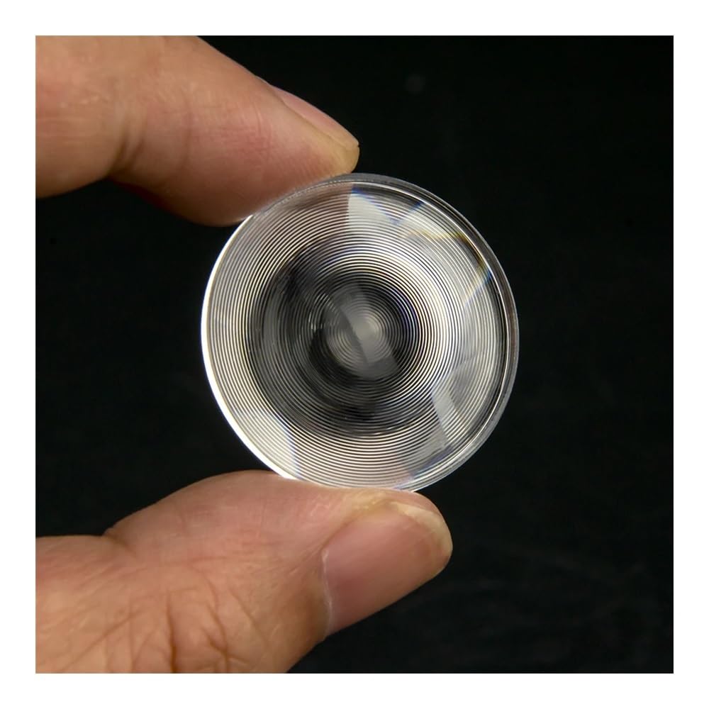 42mm Circular Fresnel Lens Microscope Accessories Kit with LED Optical Thread Mirror - Concentric Circle Structure for Microscope Slides (24mm_2mm) - Perfect for Lab Research, Science Education & Hobbyist Microscopy