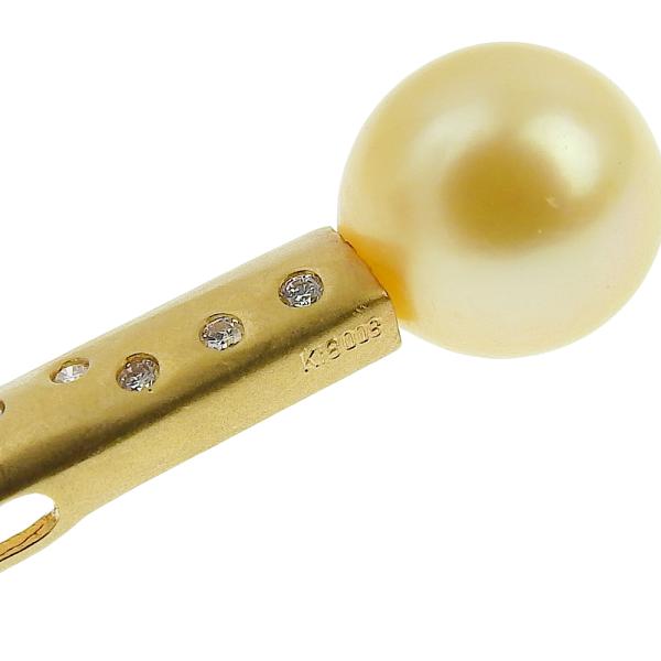 18K Gold Diamond Pearl Pendant Necklace - Luxury Vintage Jewelry for Women - Perfect for Weddings, Anniversaries & Special Occasions