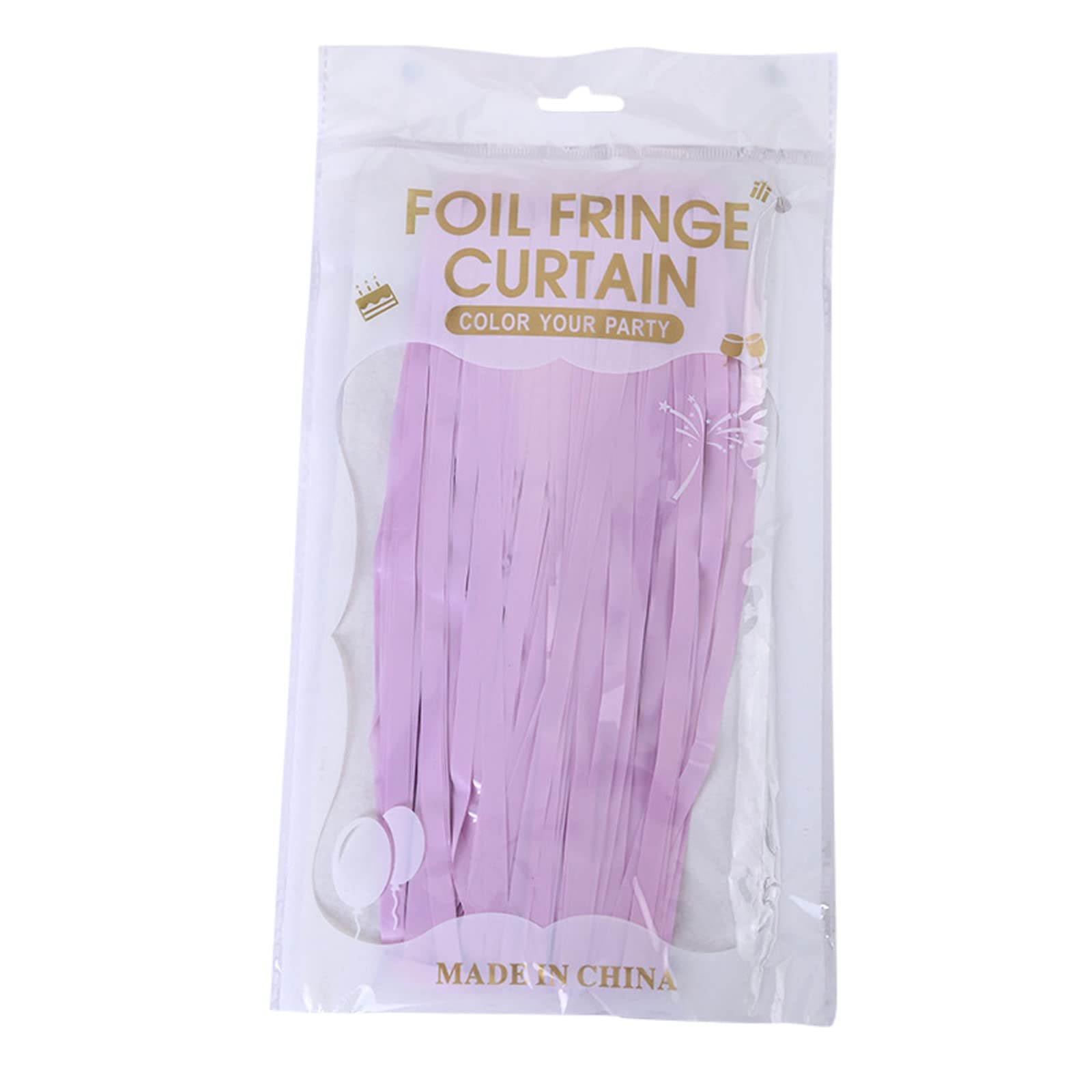 Sparkling Purple Foil Curtains for Birthday, Wedding & Party Decorations - Shimmering Metallic Rain Curtain Backdrop for Kids Events, Women's Parties & Special Occasions - Perfect for Photo Booths, Stage Decor & Festive Celebrations (One Size)