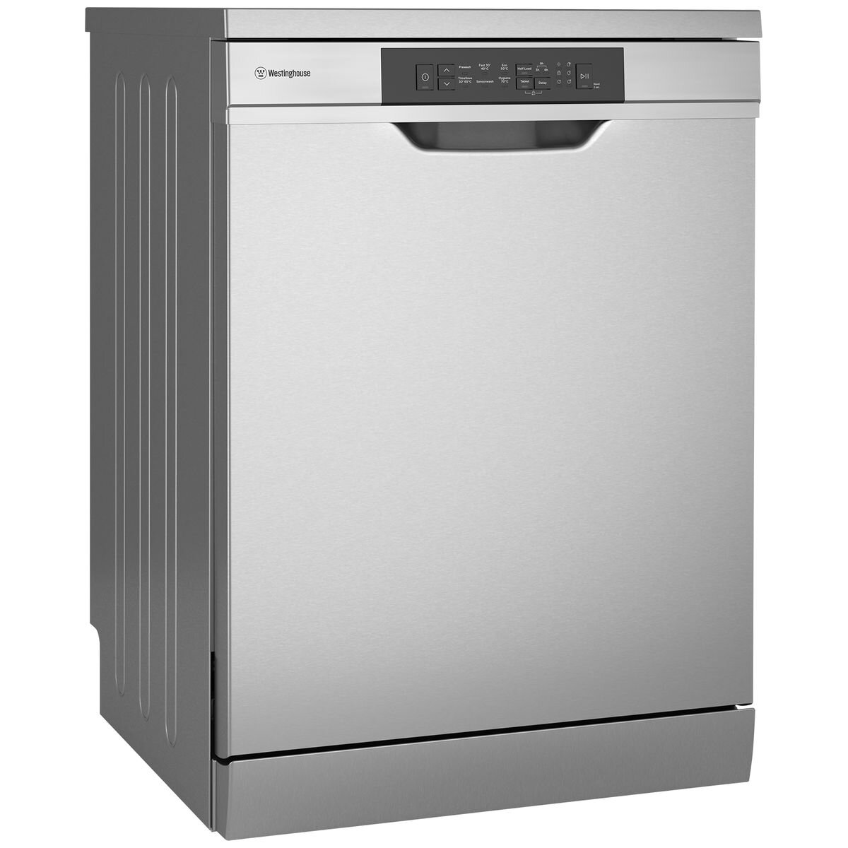 Westinghouse 60cm Freestanding Dishwasher with Sensor Wash | Stainless Steel WSF6604XB | Energy Efficient for Small Kitchens & Apartments
