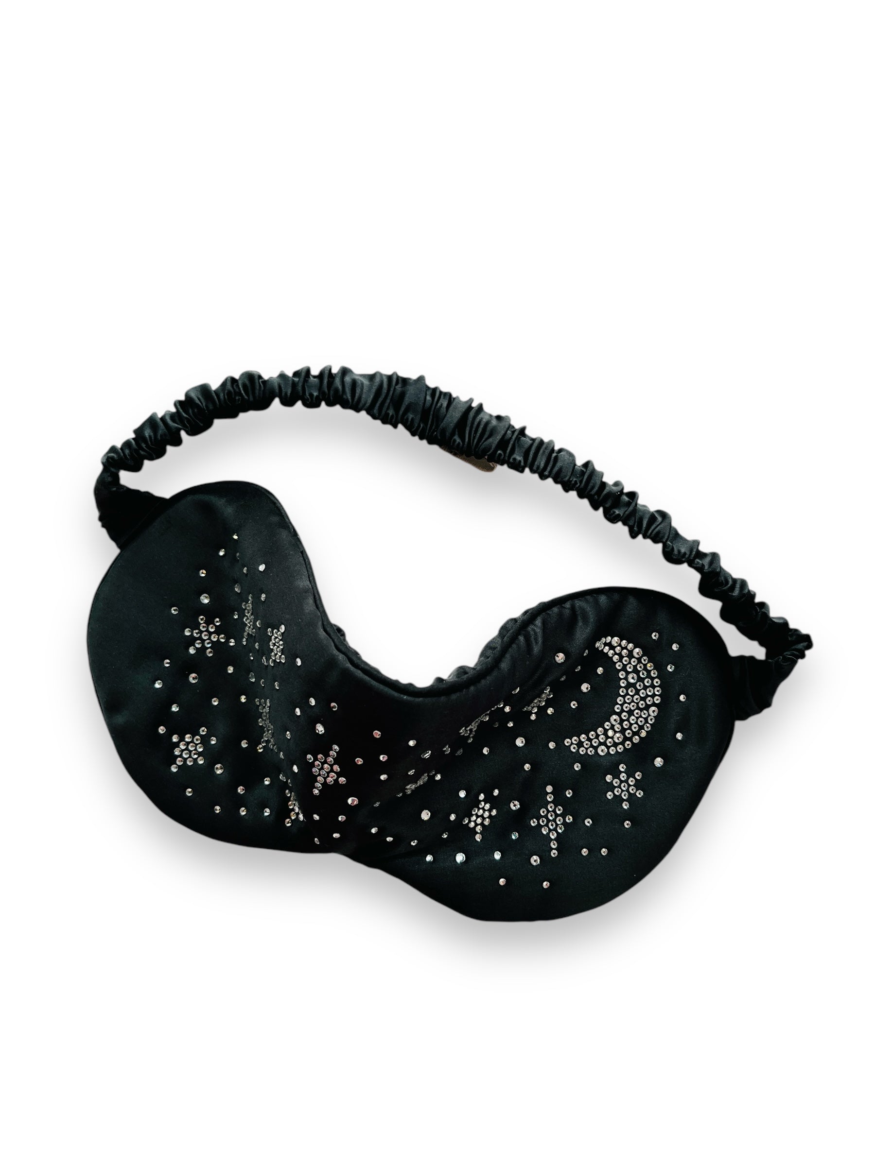Black Moon Crystal Eye Mask for Dark Circles & Puffiness - Cooling Gel Under Eye Patches for Relaxation & Skincare - Perfect for Spa Nights, Travel & Morning Routine