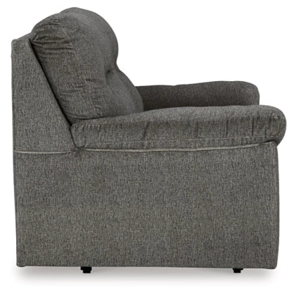 Bindura Glider Loveseat - Comfortable Small Space Gliding Chair for Nursery, Living Room & Patio - Perfect for Breastfeeding, Relaxing & Reading