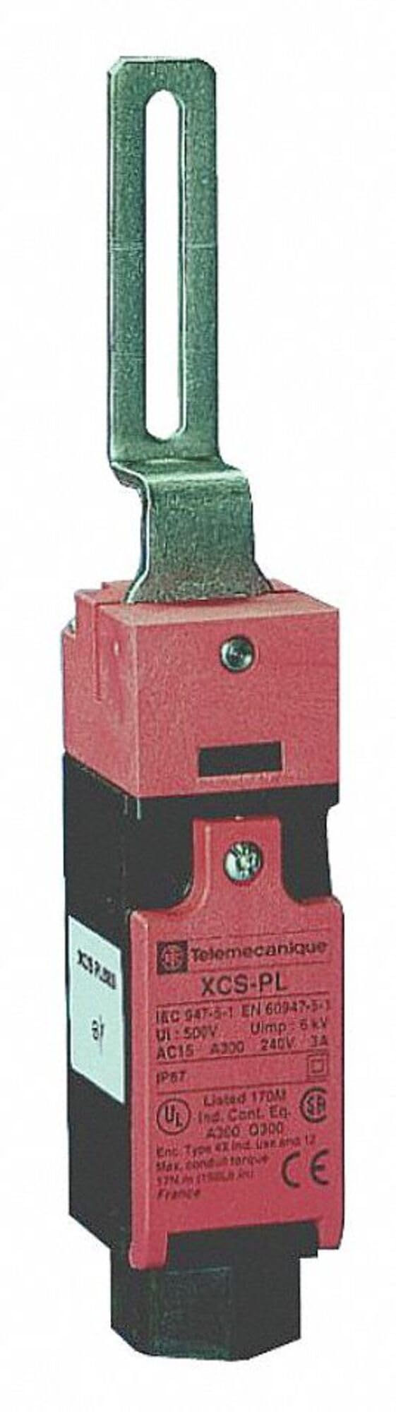 XCSPL783 Safety Interlock Switch - 2 NC Contacts, Middle-Position Lever, 1/2 NPT Cable Gland, Plastic Enclosure - Ideal for Industrial Machinery Safety Systems