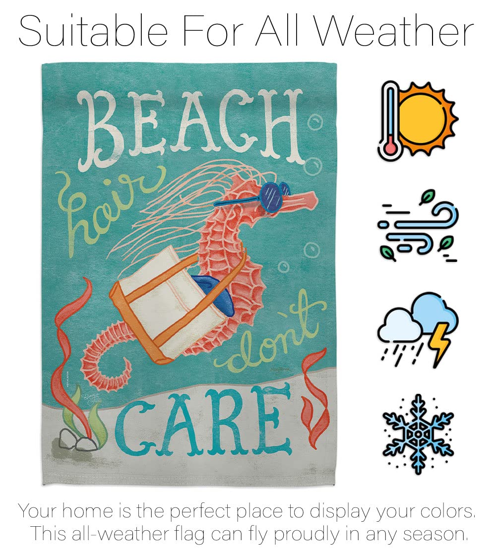 Seahorse Beach House Flag Set 28